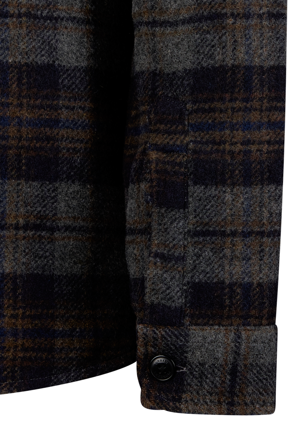 Urban Pioneers Male Felix LS Shirt SHIRT NAVY CHECK
