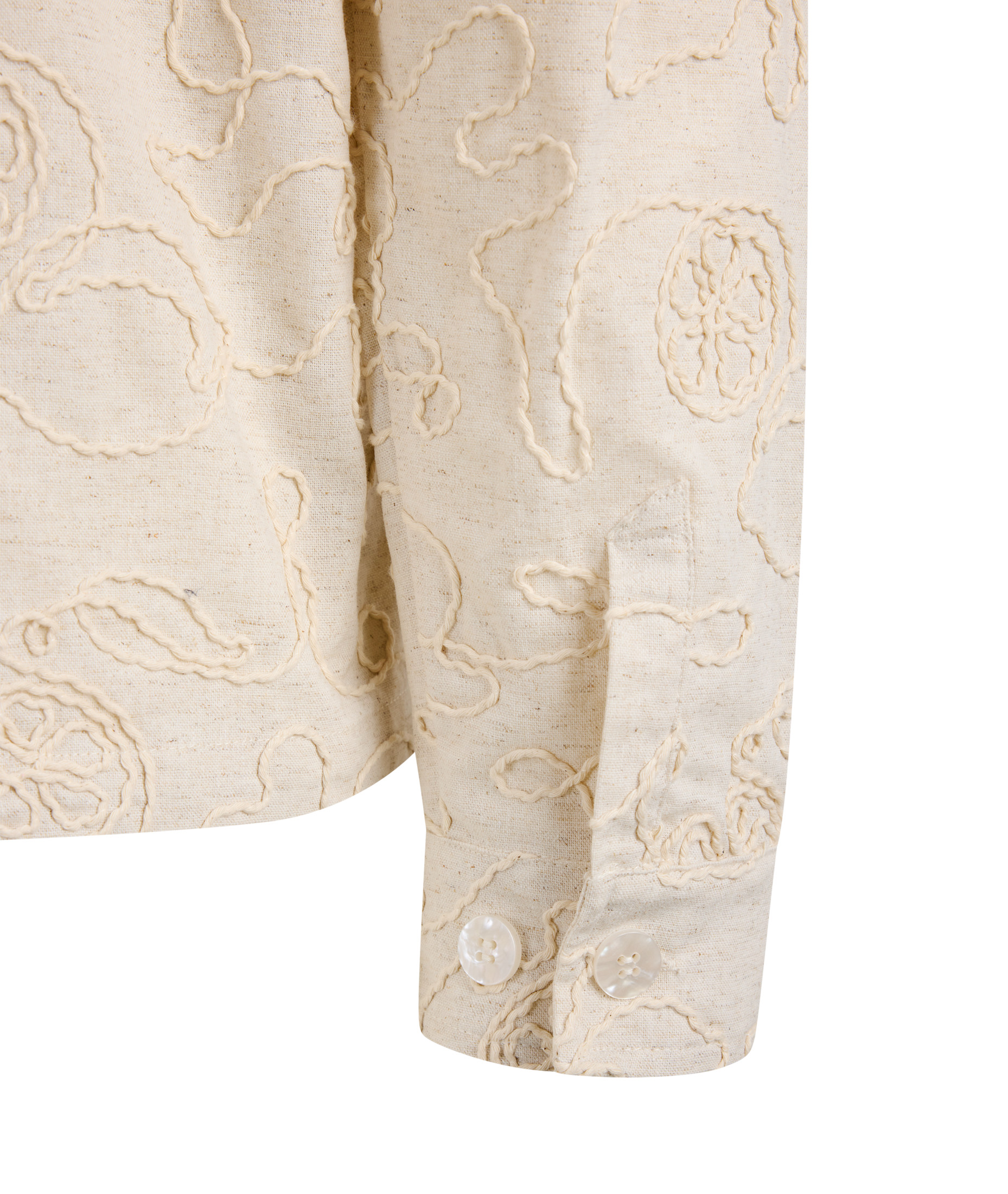 Urban Pioneers Male Florian Overshirt OVERSHIRT CREAM AOP