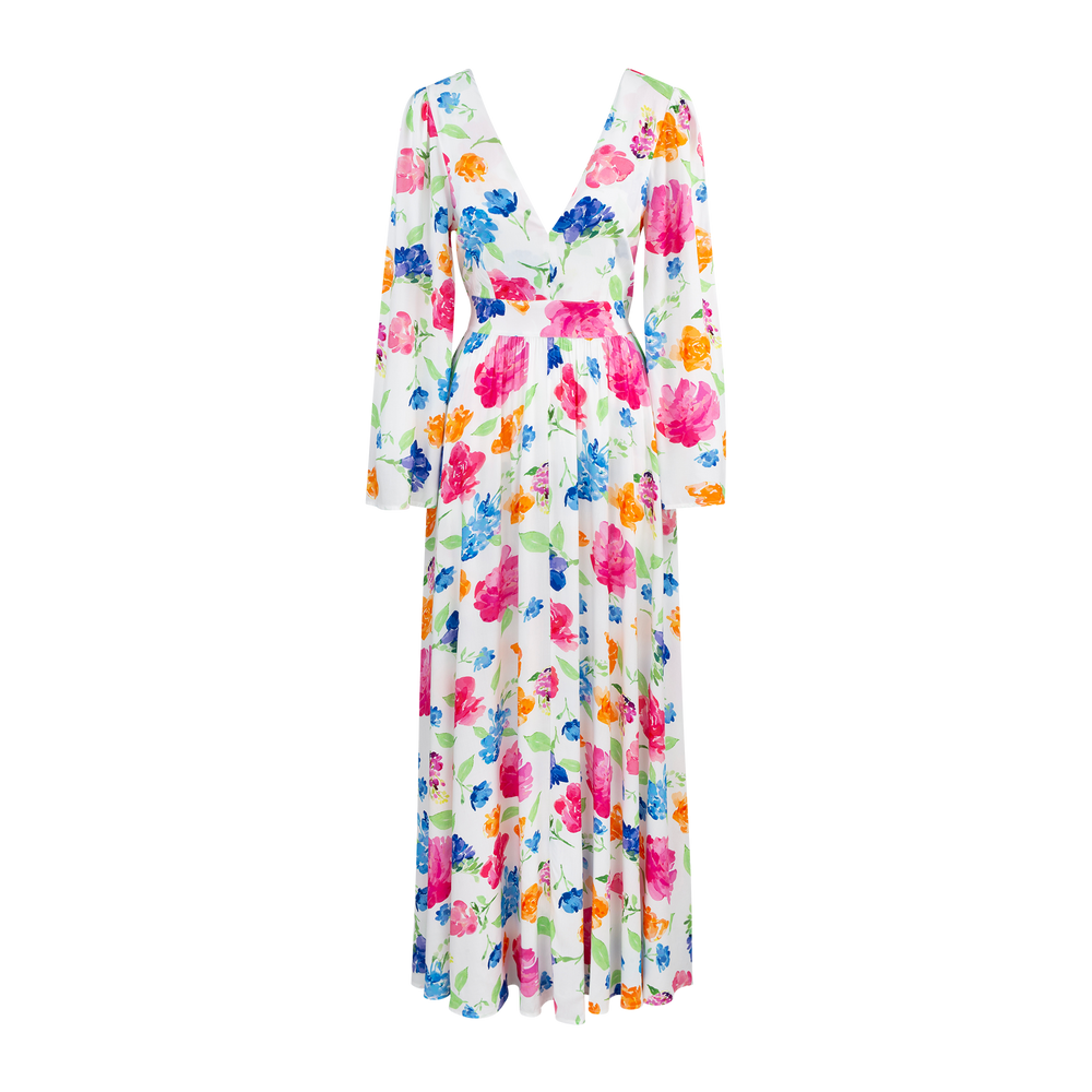 Urban Pioneers Female Florissa Dress DRESS WHITE AOP