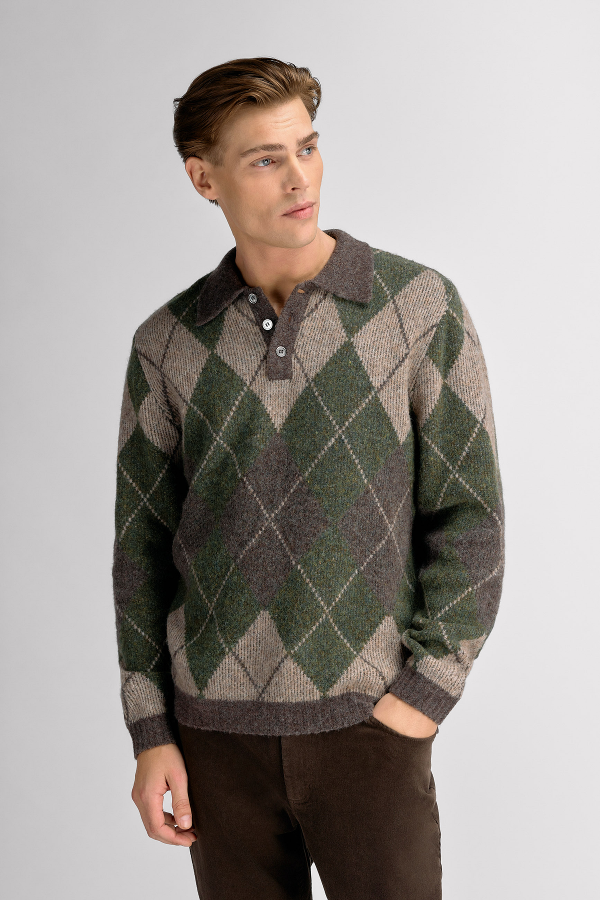 Urban Pioneers Male Gabrio Sweater SWEATER MID BROWN