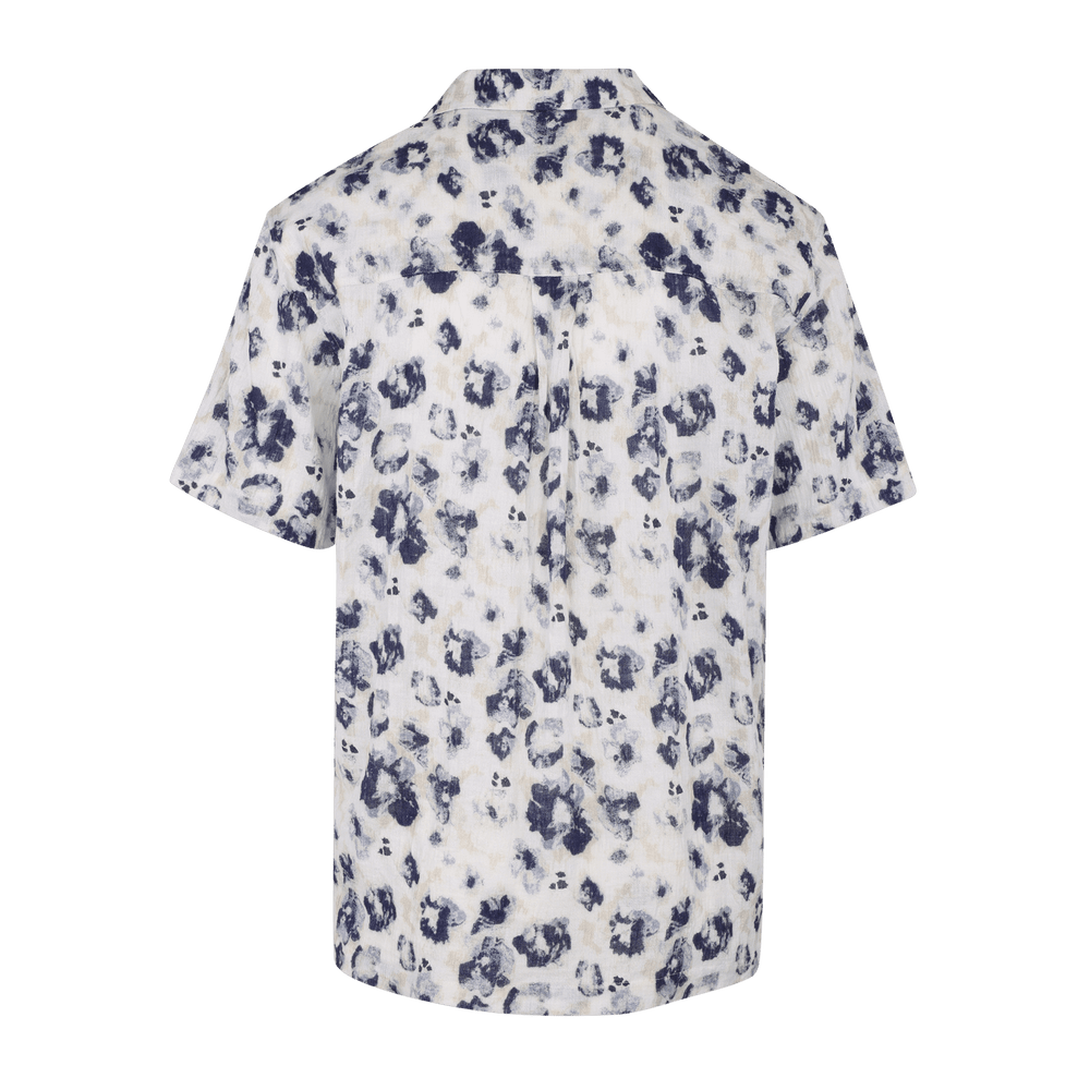 Urban Pioneers Male Gaston SS SHIRT BLUE AOP