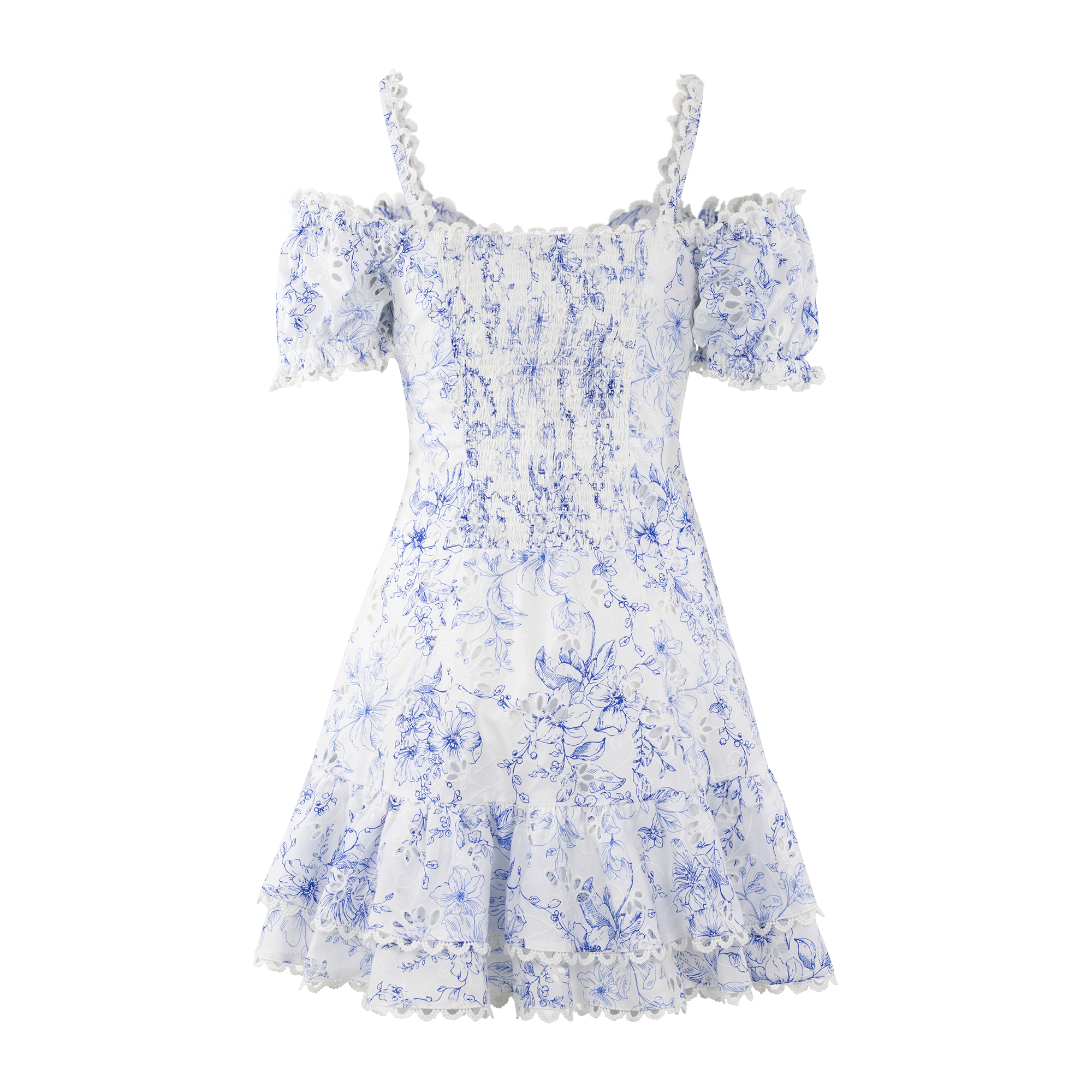 Urban Pioneers Female Gianna Dress DRESS BLUE AOP