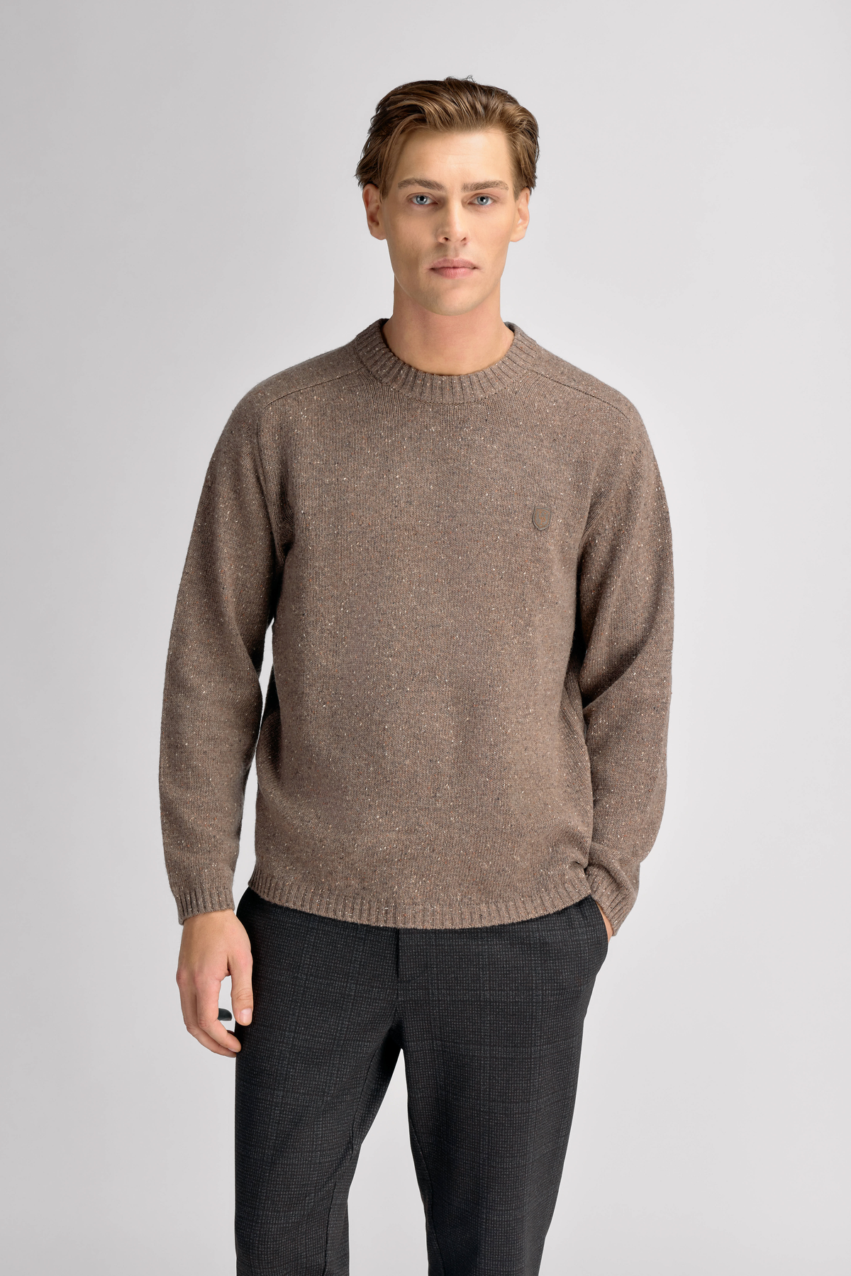 Urban Pioneers Male Gideon Sweater SWEATER MID BROWN