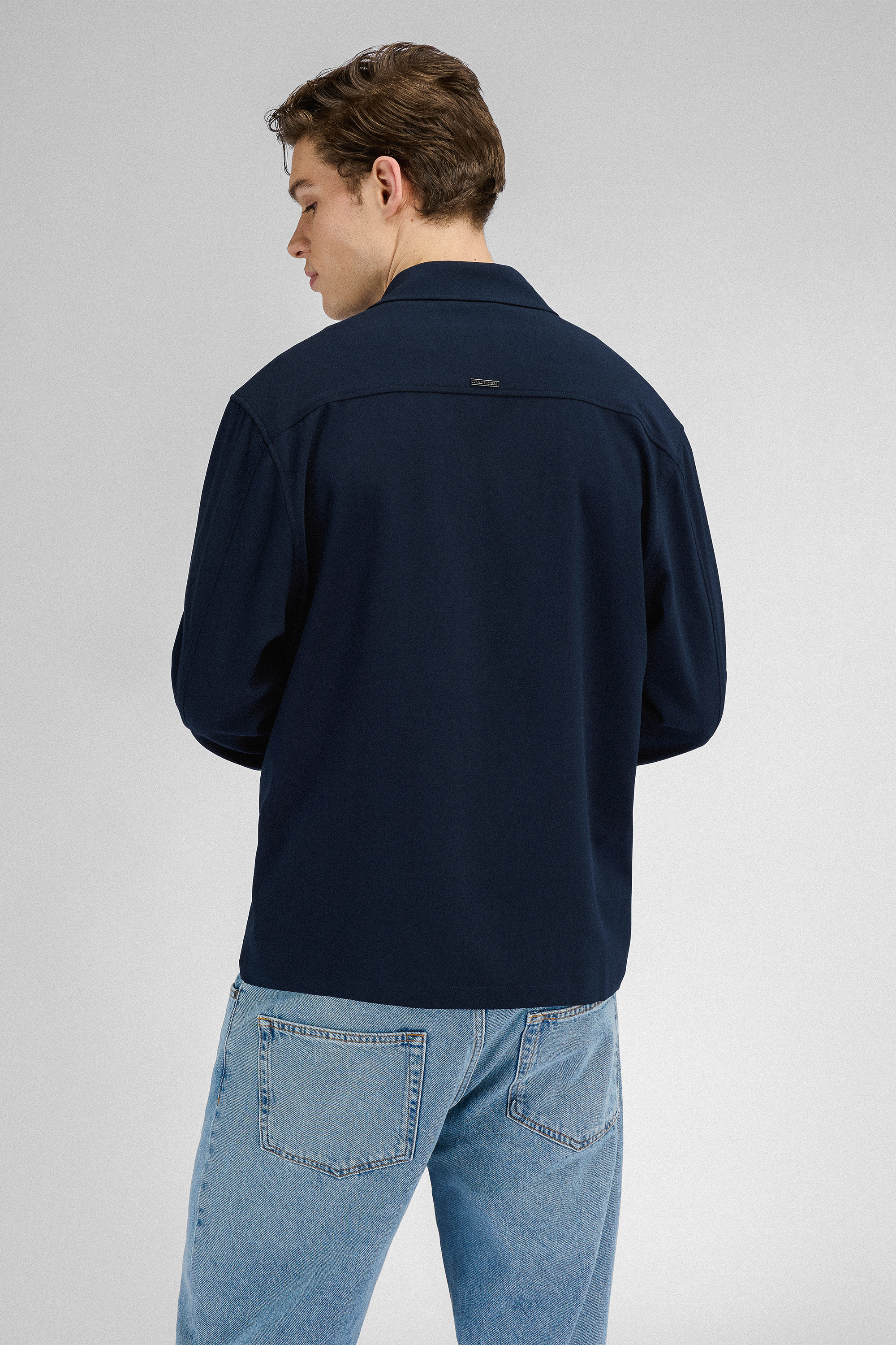 Urban Pioneers Male Gilbert LS Shirt SHIRT DARK NAVY