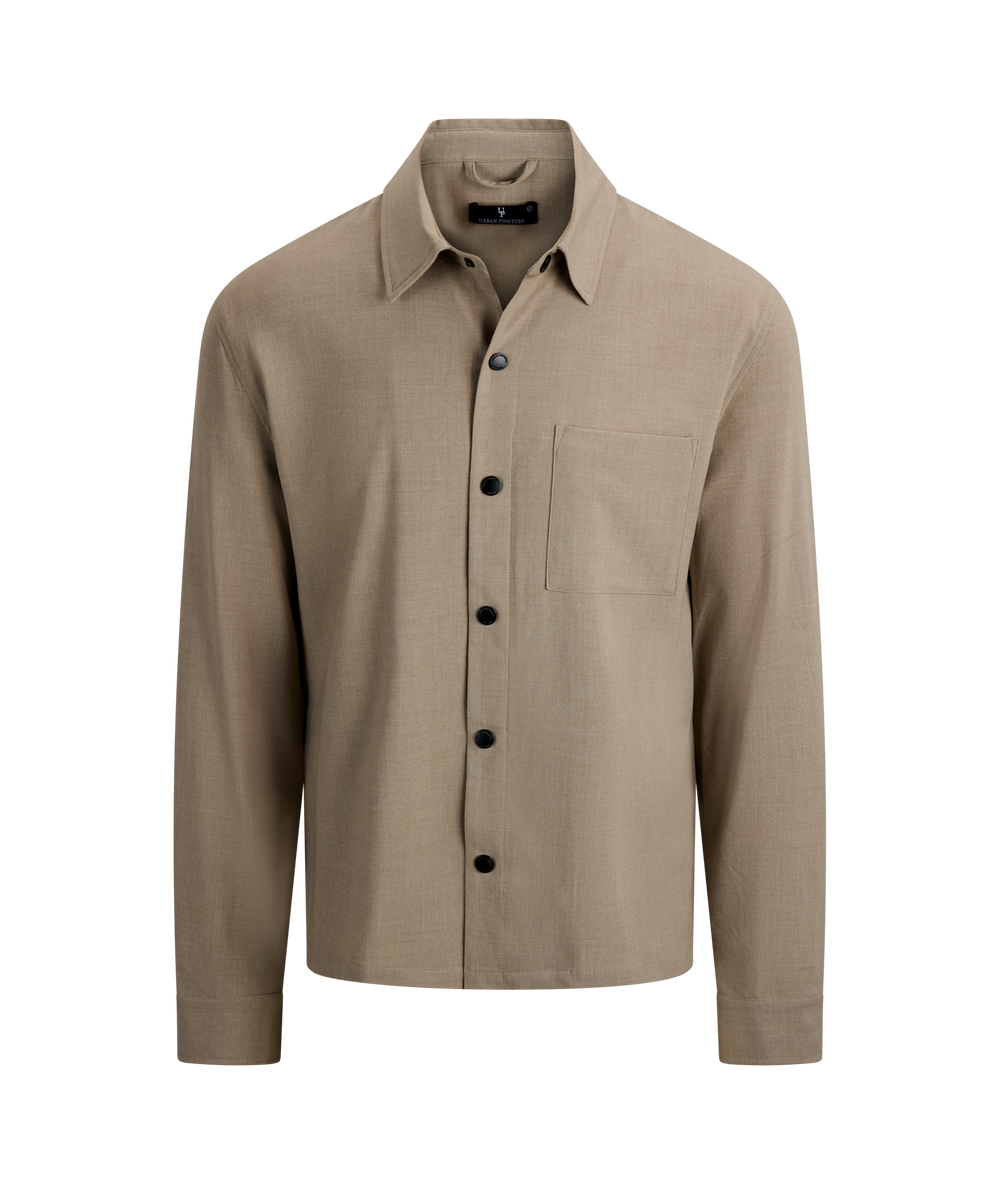 Urban Pioneers Male Gilbert LS Shirt SHIRT SAND