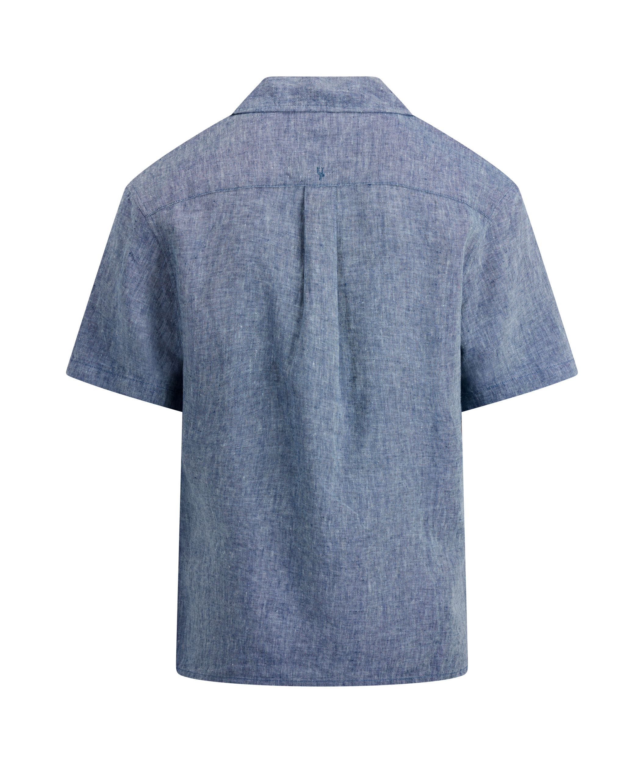 Urban Pioneers Male Giuseppe SS Shirt SS SHIRT MID BLUE