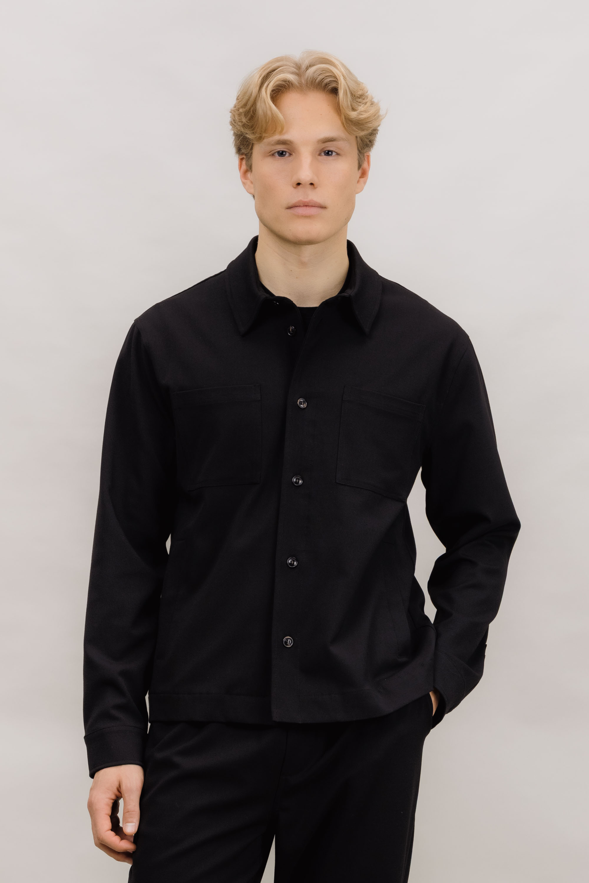 Urban Pioneers Male Gregory Overshirt SHIRT BLACK