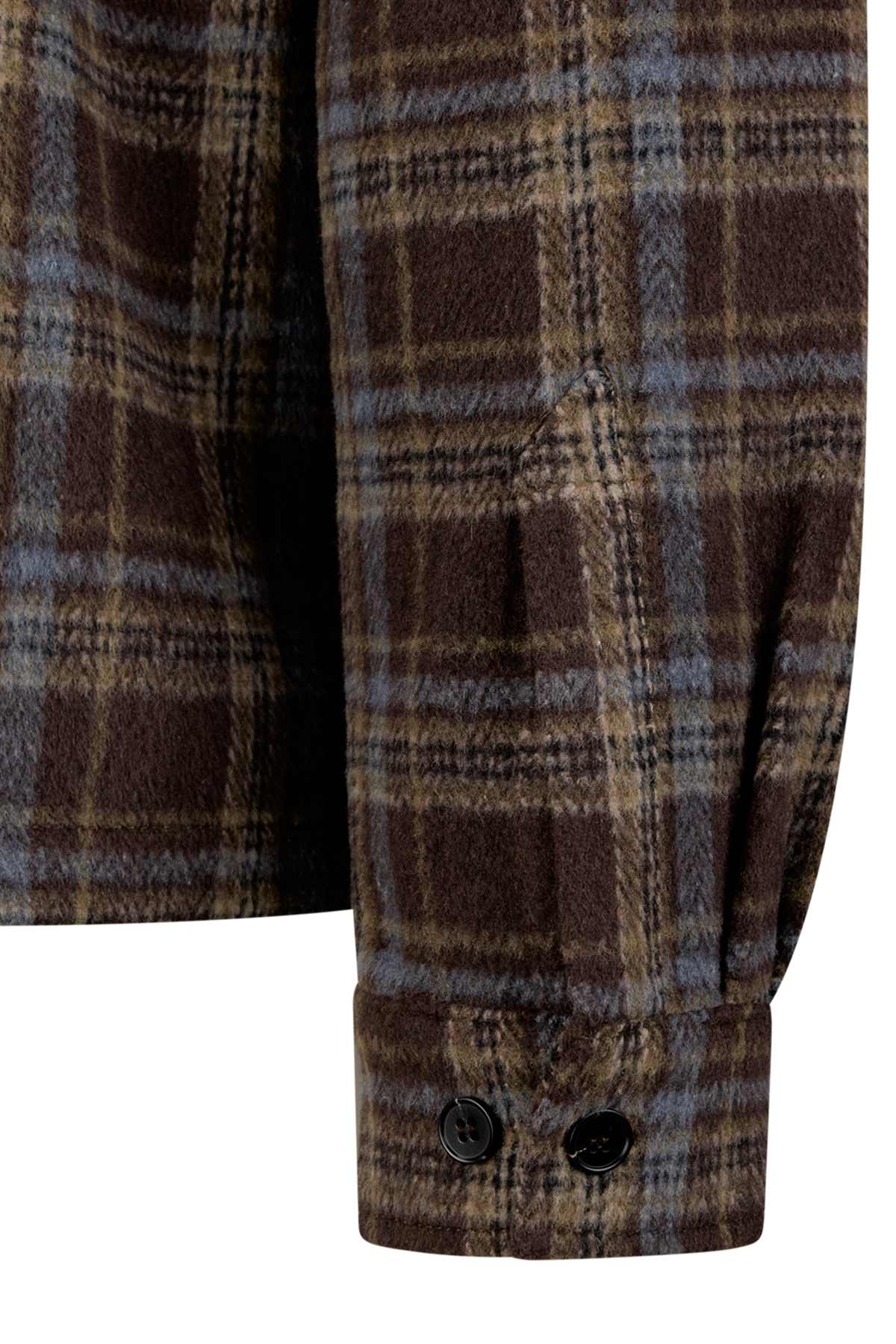 Urban Pioneers Male Guido Zip Shirt SHIRT BLUE CHECK