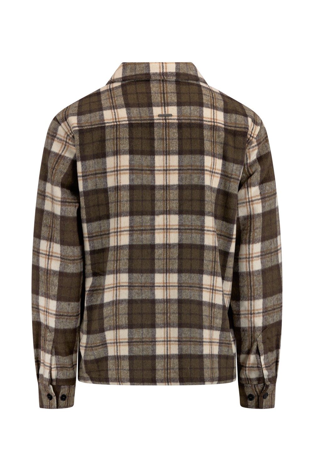 Urban Pioneers Male Guido Zip Shirt SHIRT BROWN CHECK