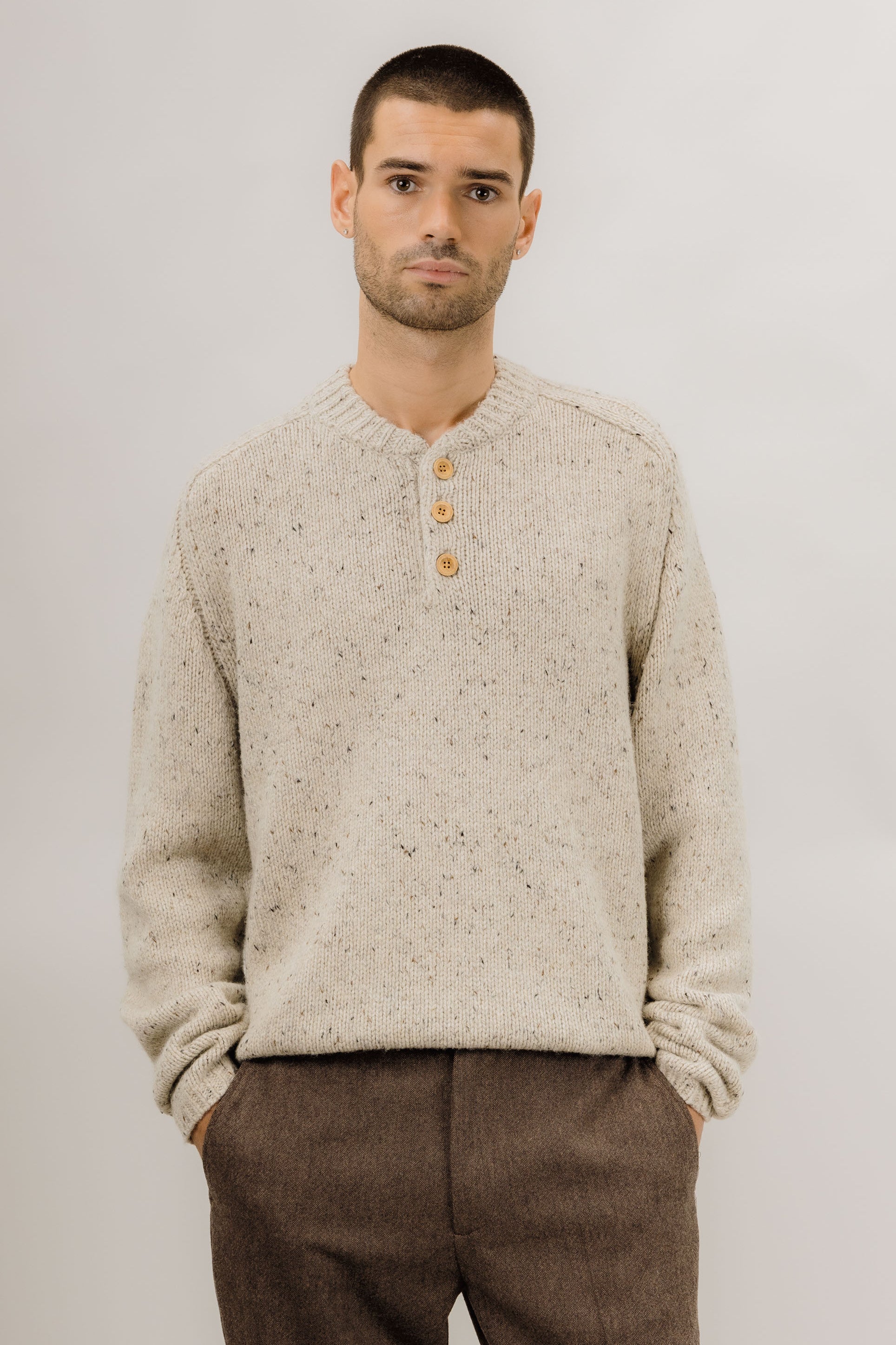 Urban Pioneers Male Jack Sweater SWEATER LIGHT SAND