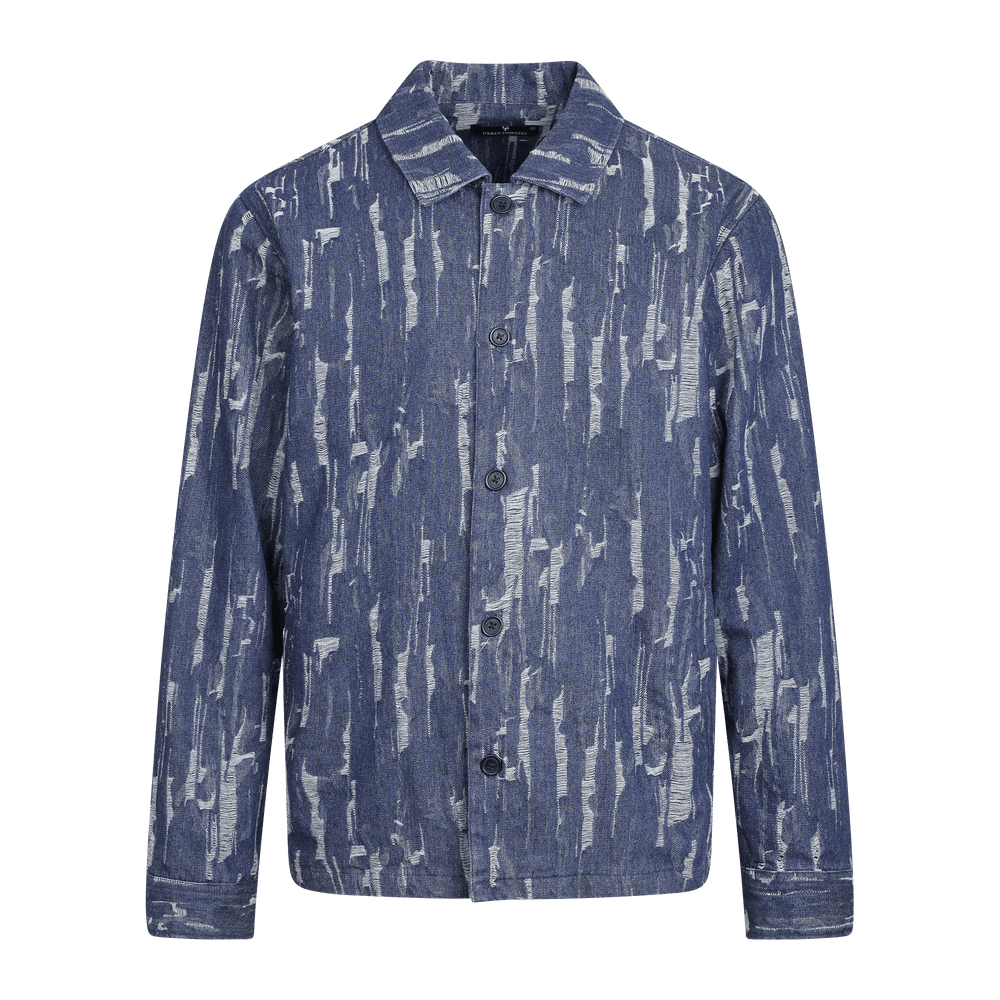 Urban Pioneers Male Joaquin Overshirt SHIRT DARK DENIM