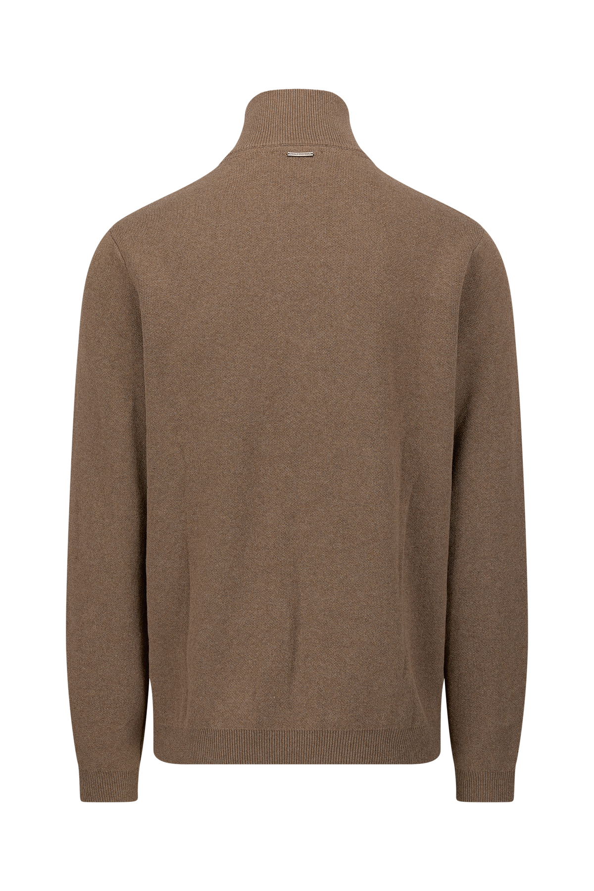 Urban Pioneers Male Jorge Half-zip SWEATER LIGHT BROWN MELANGE
