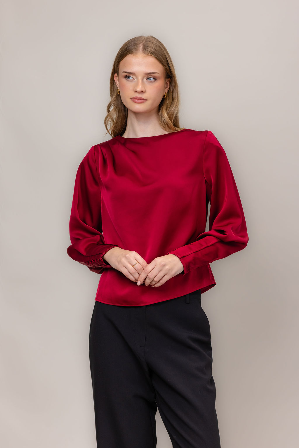 Urban Pioneers Female Kirstine Blouse BLOUSE RUMBA RED