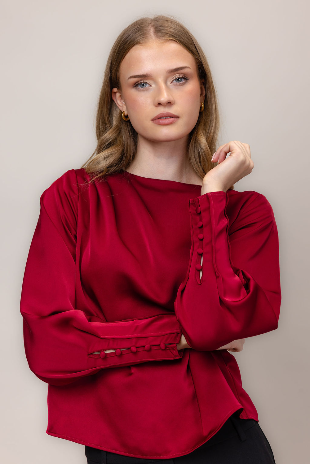 Urban Pioneers Female Kirstine Blouse BLOUSE RUMBA RED