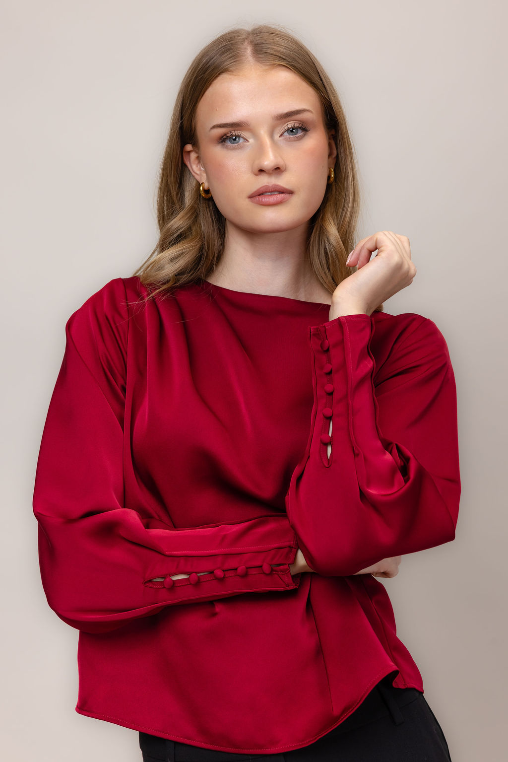 Urban Pioneers Female Kirstine Blouse BLOUSE RUMBA RED