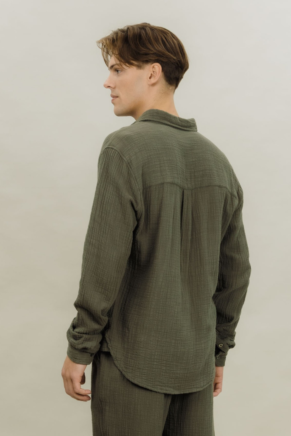 Urban Pioneers Male Krystian Shirt SHIRT OLIVE