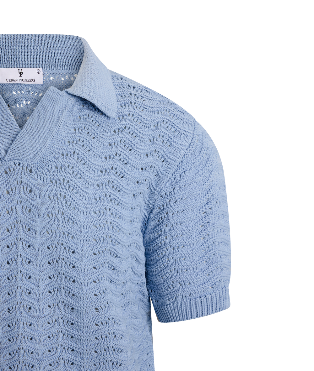 Urban Pioneers Male Leandro Pique PIQUE LIGHT BLUE