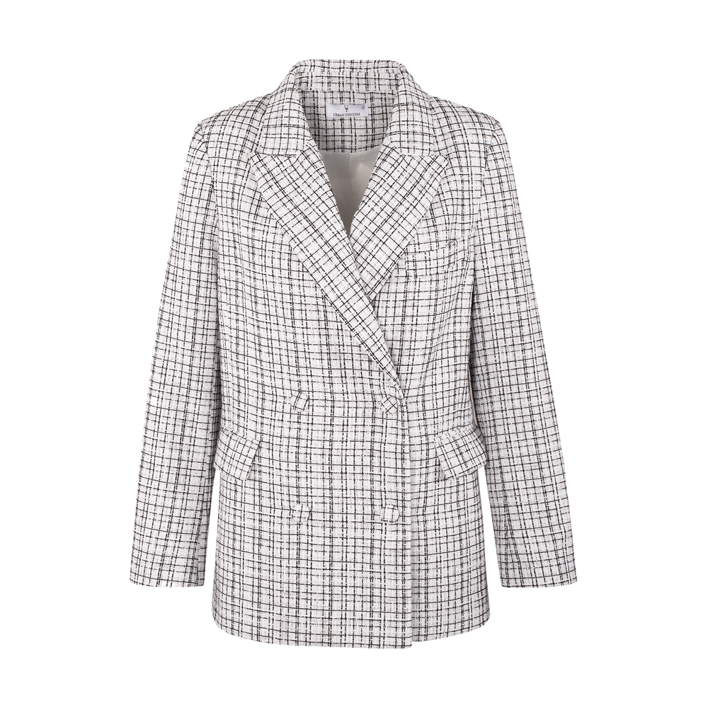 Urban Pioneers Female Leonora Jacket BLAZER BLACK / WHITE