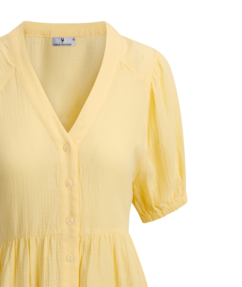 Urban Pioneers Female Leontine Dress DRESS PASTEL YELLOW