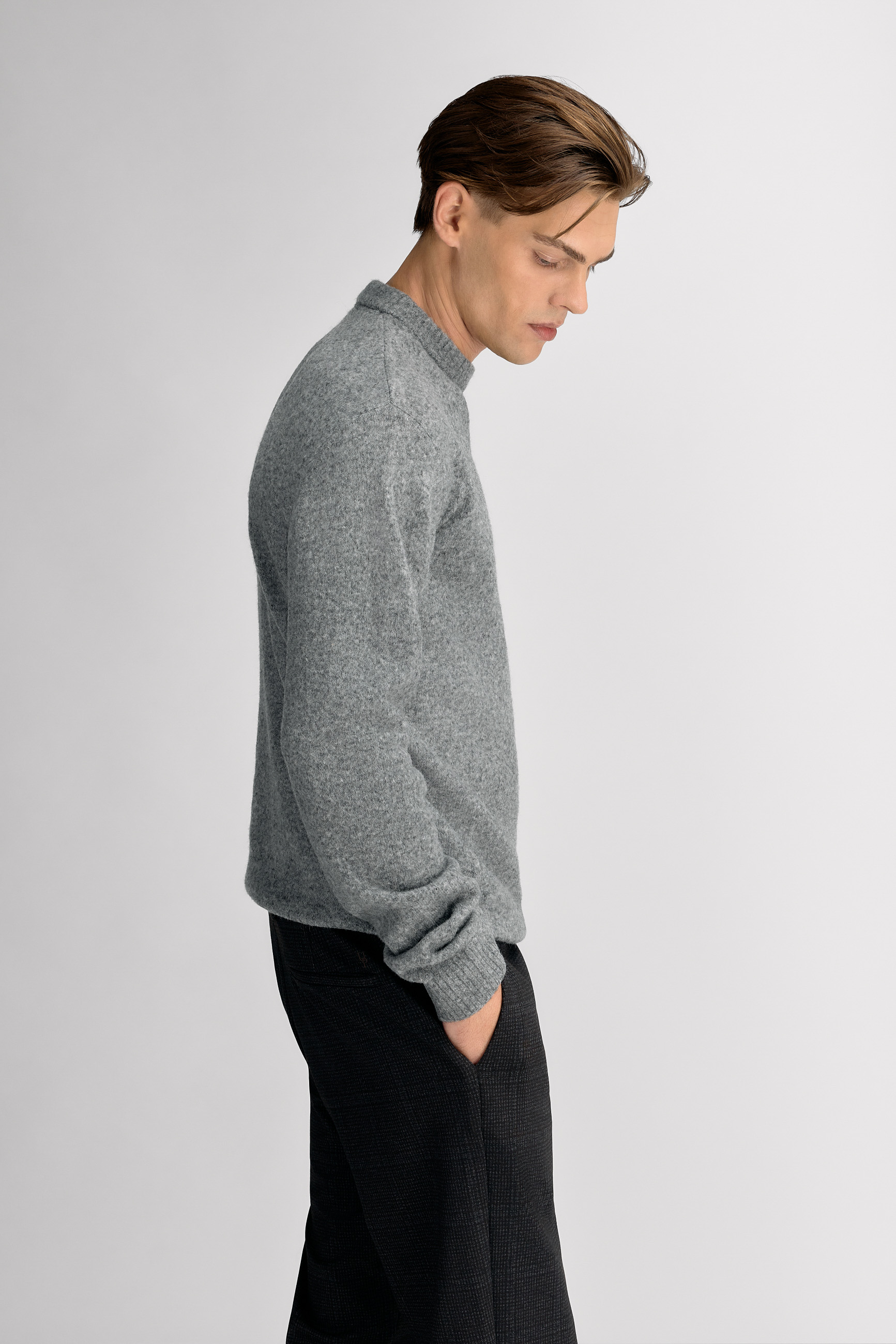 Urban Pioneers Male Liam Sweater SWEATER GREY MELANGE