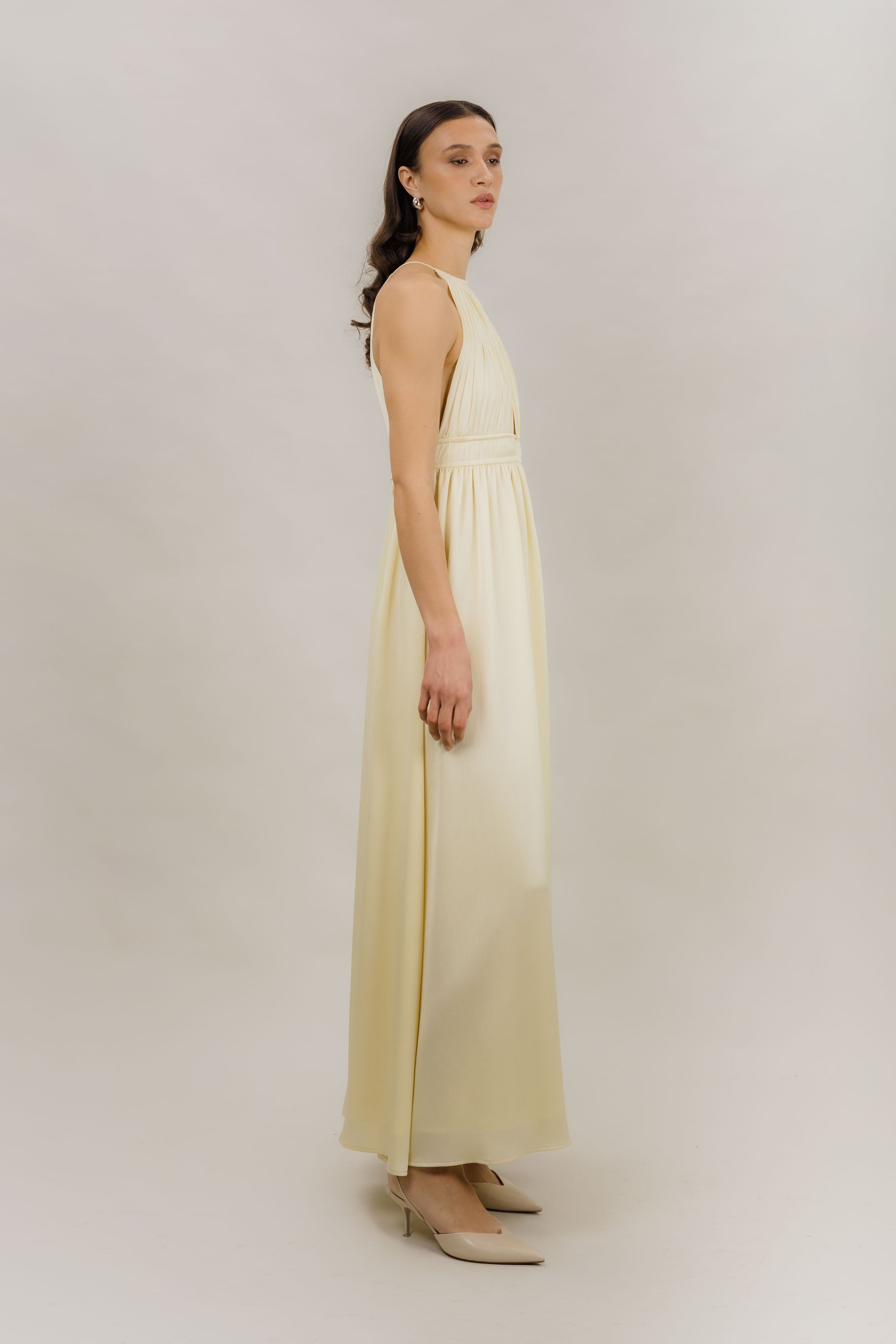 Urban Pioneers Female Lillibeth Dress DRESS PASTEL YELLOW