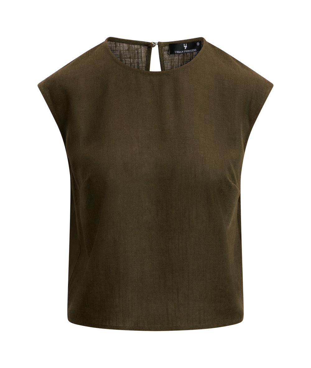 Urban Pioneers Female Lina Top TOP DARK OLIVE