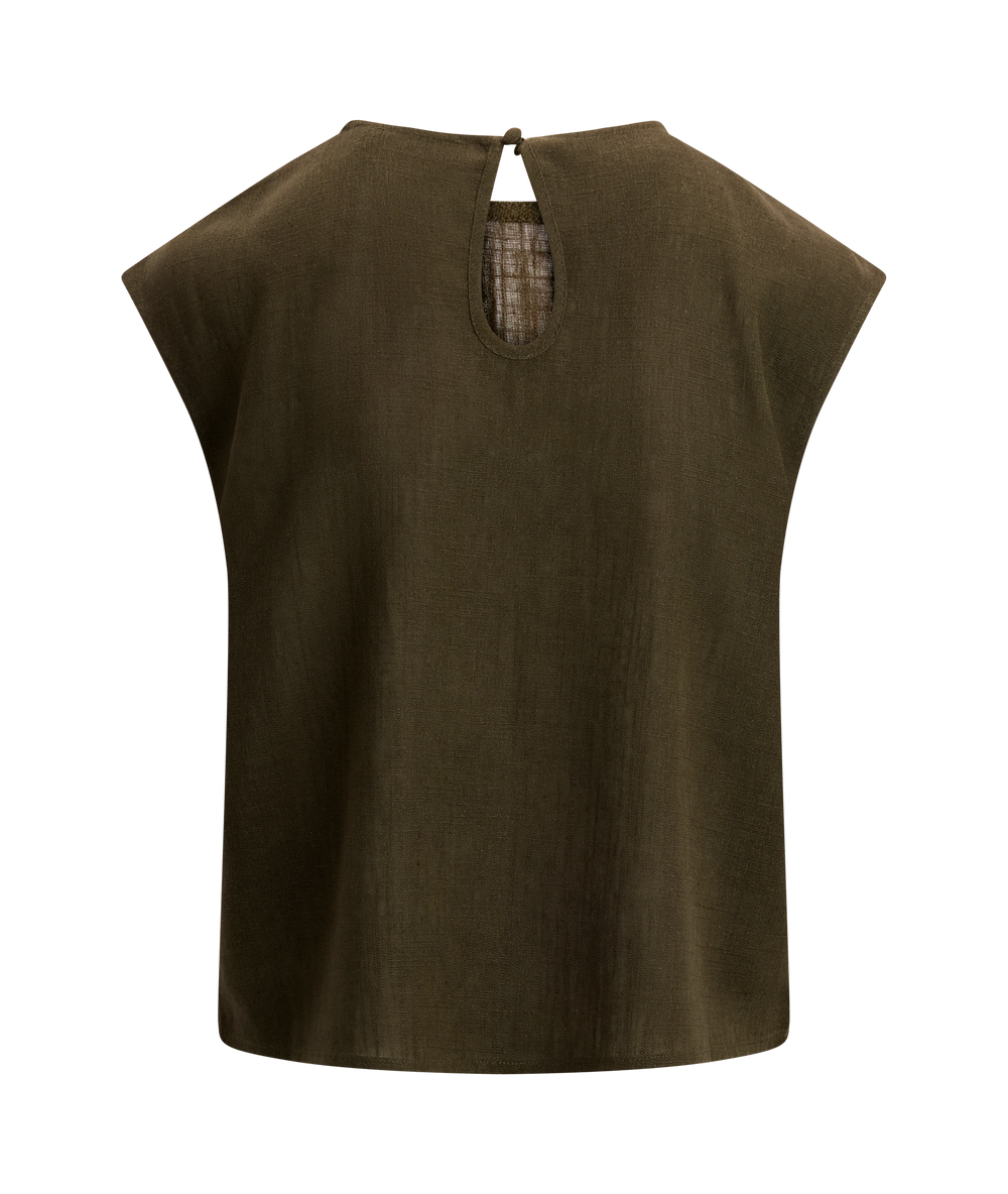 Urban Pioneers Female Lina Top TOP DARK OLIVE