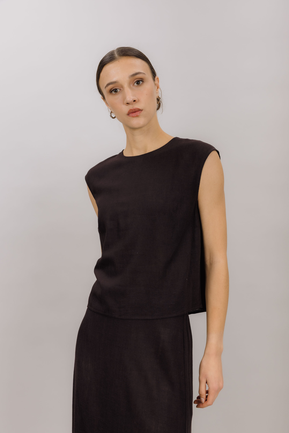 Urban Pioneers Female Lina Top TOP ESPRESSO