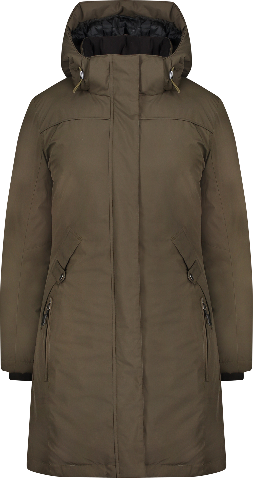 Urban Pioneers Female Live Parkas PARKA OLIVE NIGHT