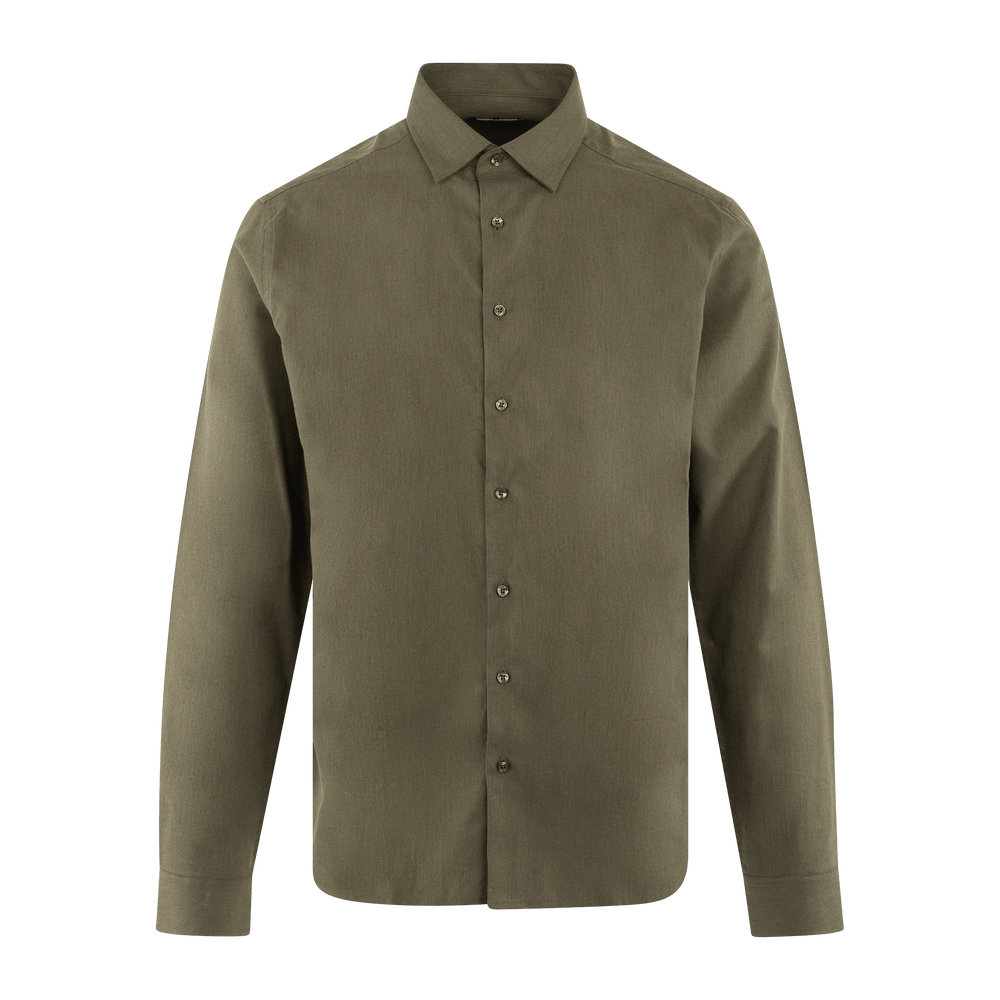 Urban Pioneers Male Ludde LS Shirt SHIRT OLIVE