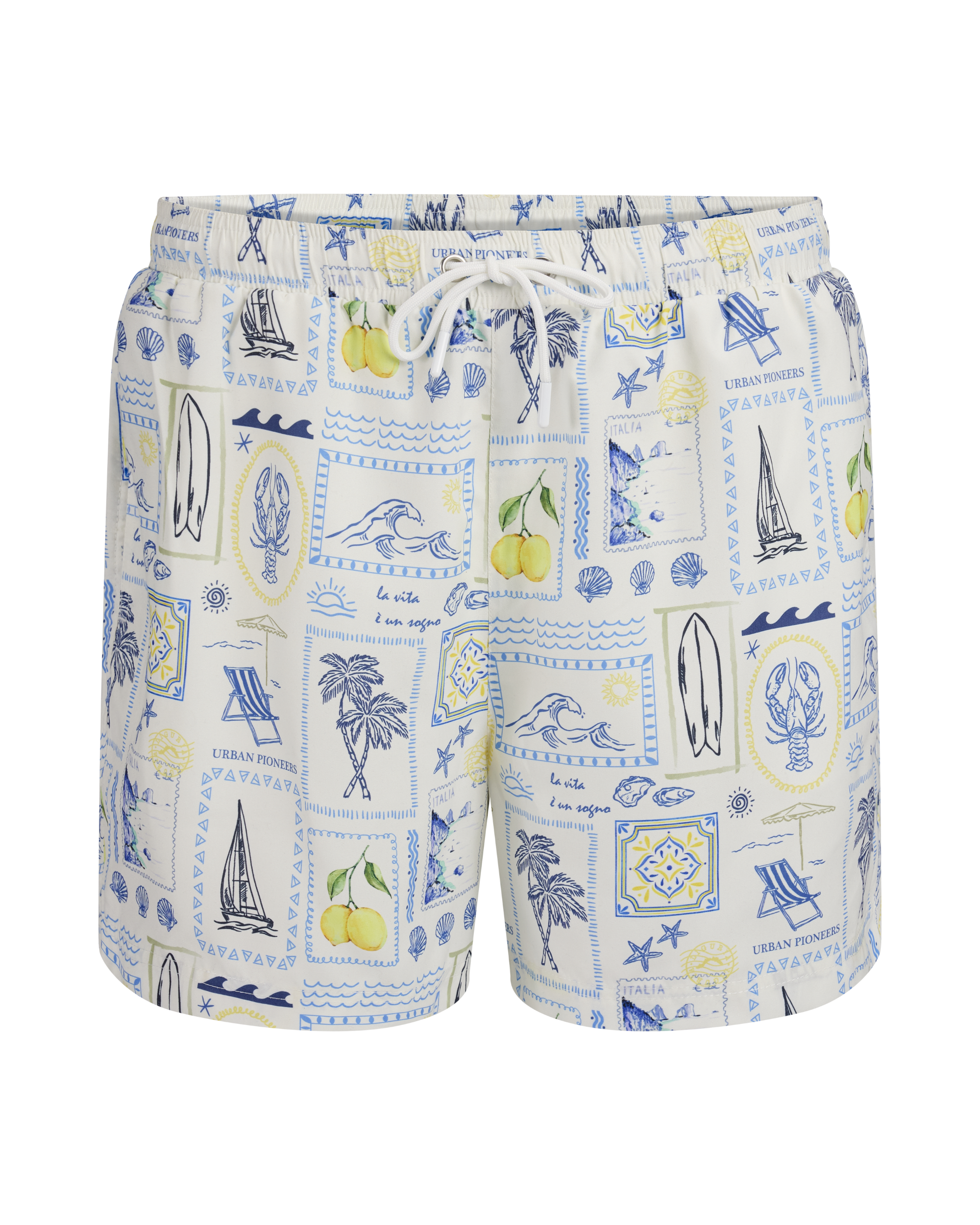 Urban Pioneers Male Luka Shorts SWIMSHORTS VACATION AOP