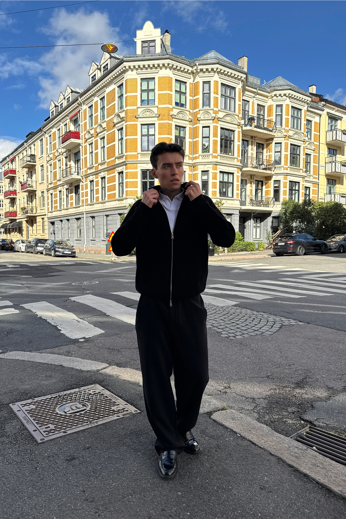 Urban Pioneers Male Marcel Cardigan CARDIGAN BLACK