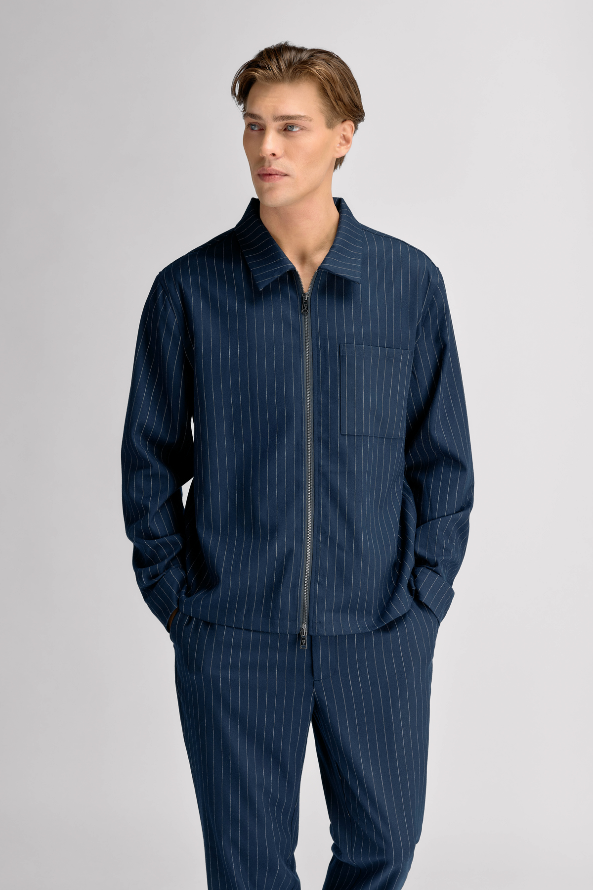 Urban Pioneers Male Marciano Overshirt OVERSHIRT DARK NAVY