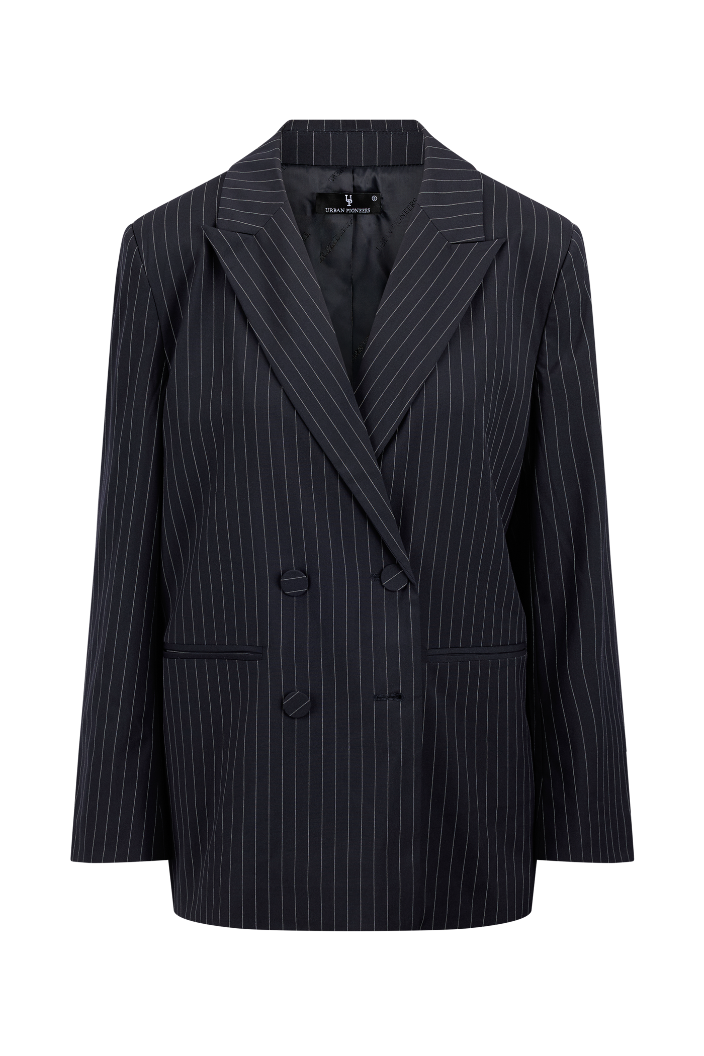 Urban Pioneers Female Margaret Blazer BLAZER DARK NAVY PINSTRIPE