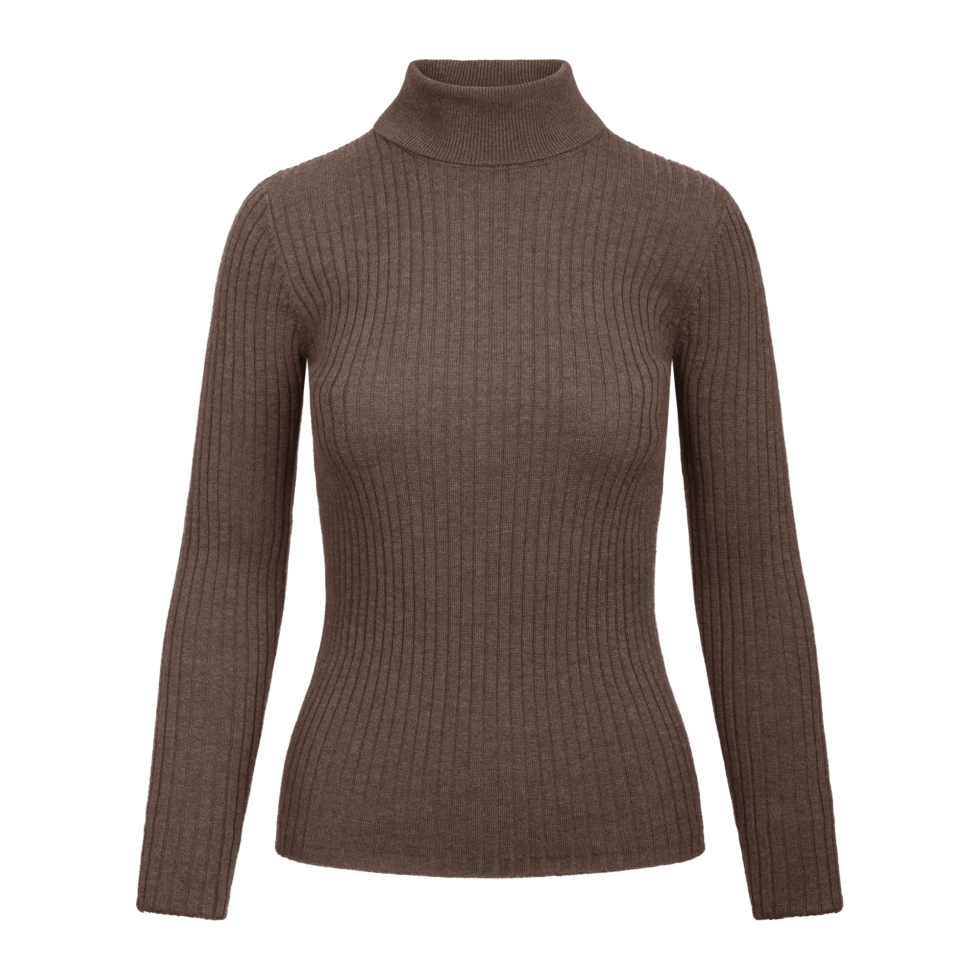 Urban Pioneers Female Mari Turtleneck SWEATER WOOD BURN