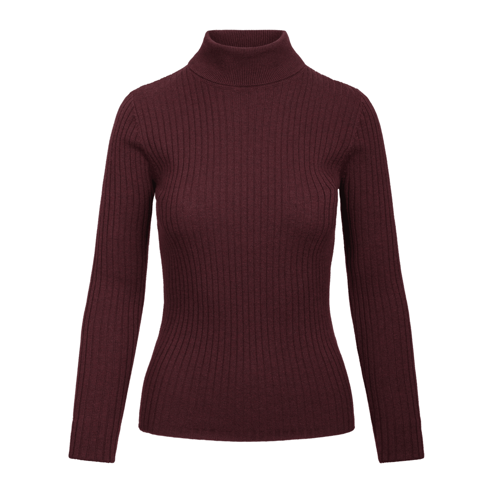 Urban Pioneers Female Mari Turtleneck SWEATER CHOCOLATE CHERRY