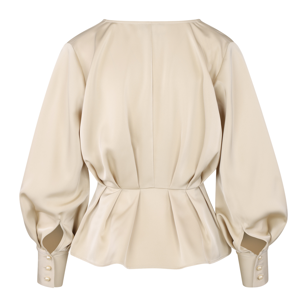 Urban Pioneers Female Mariella LS BLOUSE BLEACHED SAND