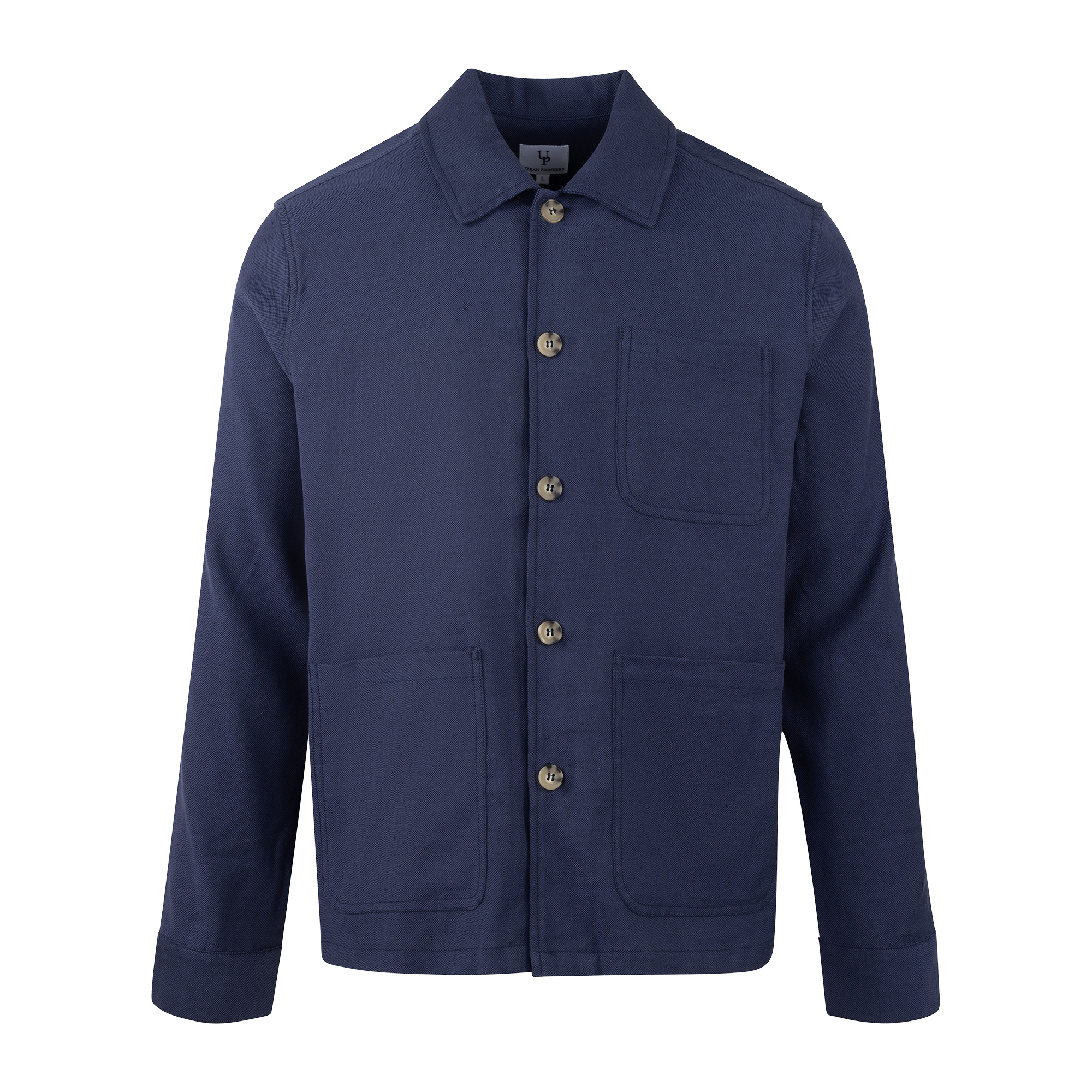 Urban Pioneers Male Mayk Overshirt SHIRT DARK NAVY MELANGE