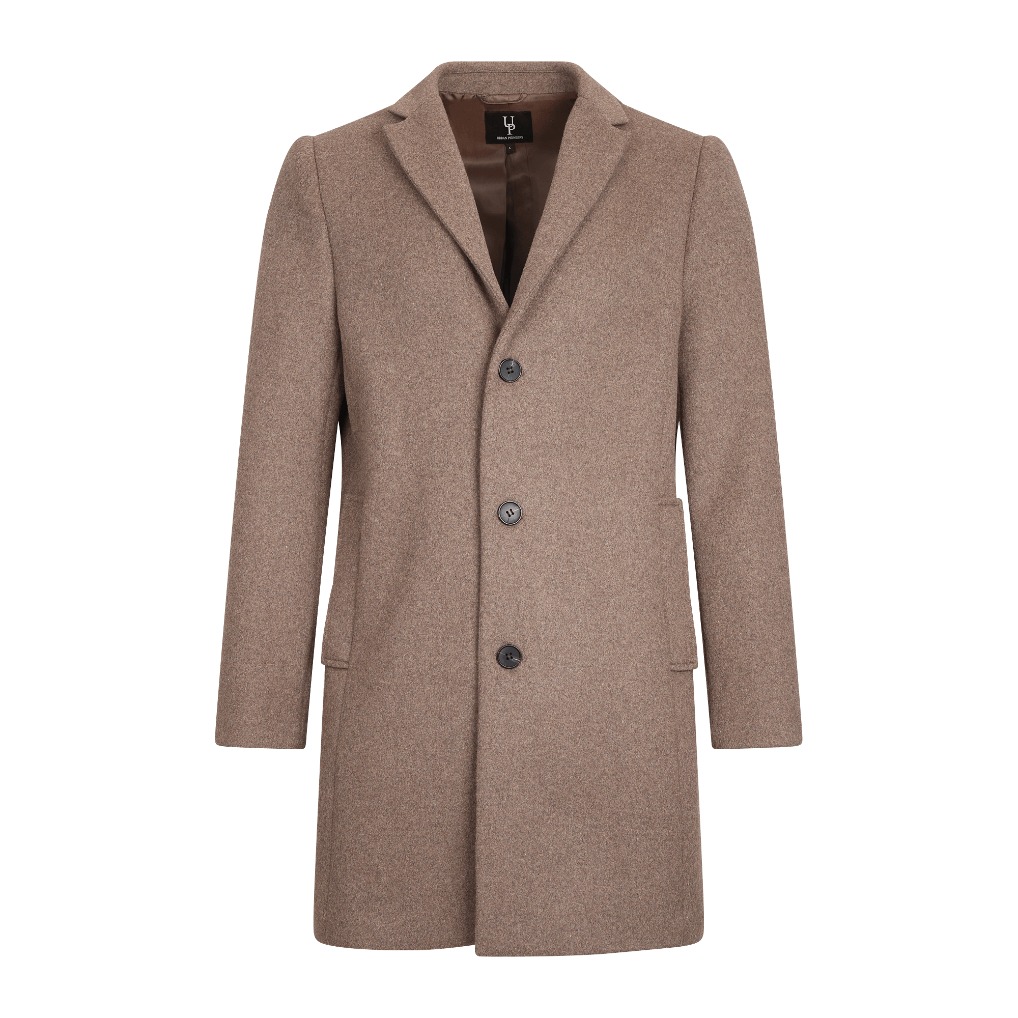 Urban Pioneers Male Miles Wool Coat COAT DARK SAND