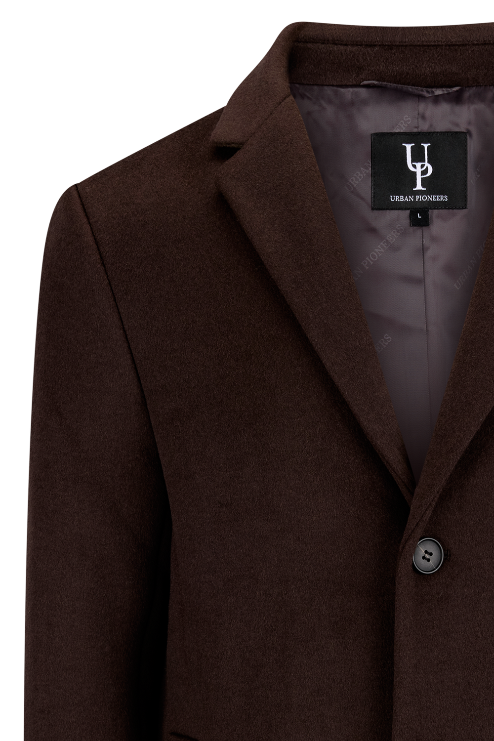Urban Pioneers Male Miles Wool Coat COAT DARK BROWN