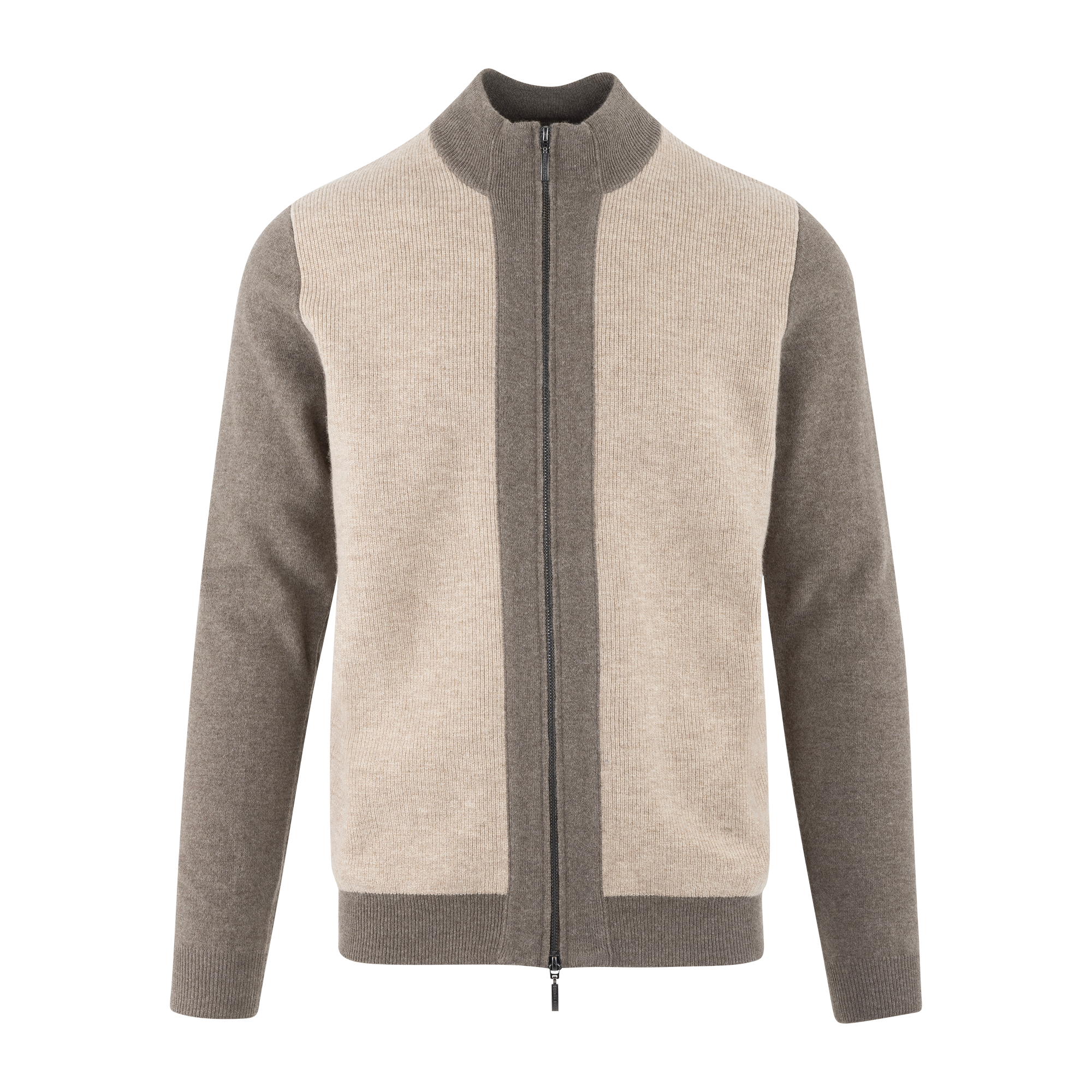 Urban Pioneers Male Milton Zip CARDIGAN BROWN