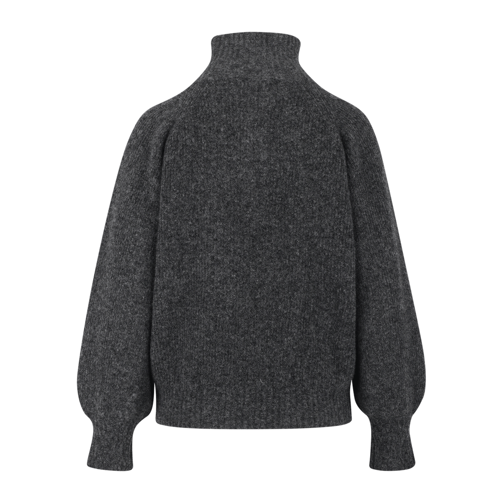 Urban Pioneers Female Mirra Half-zip SWEATER CHARCOAL