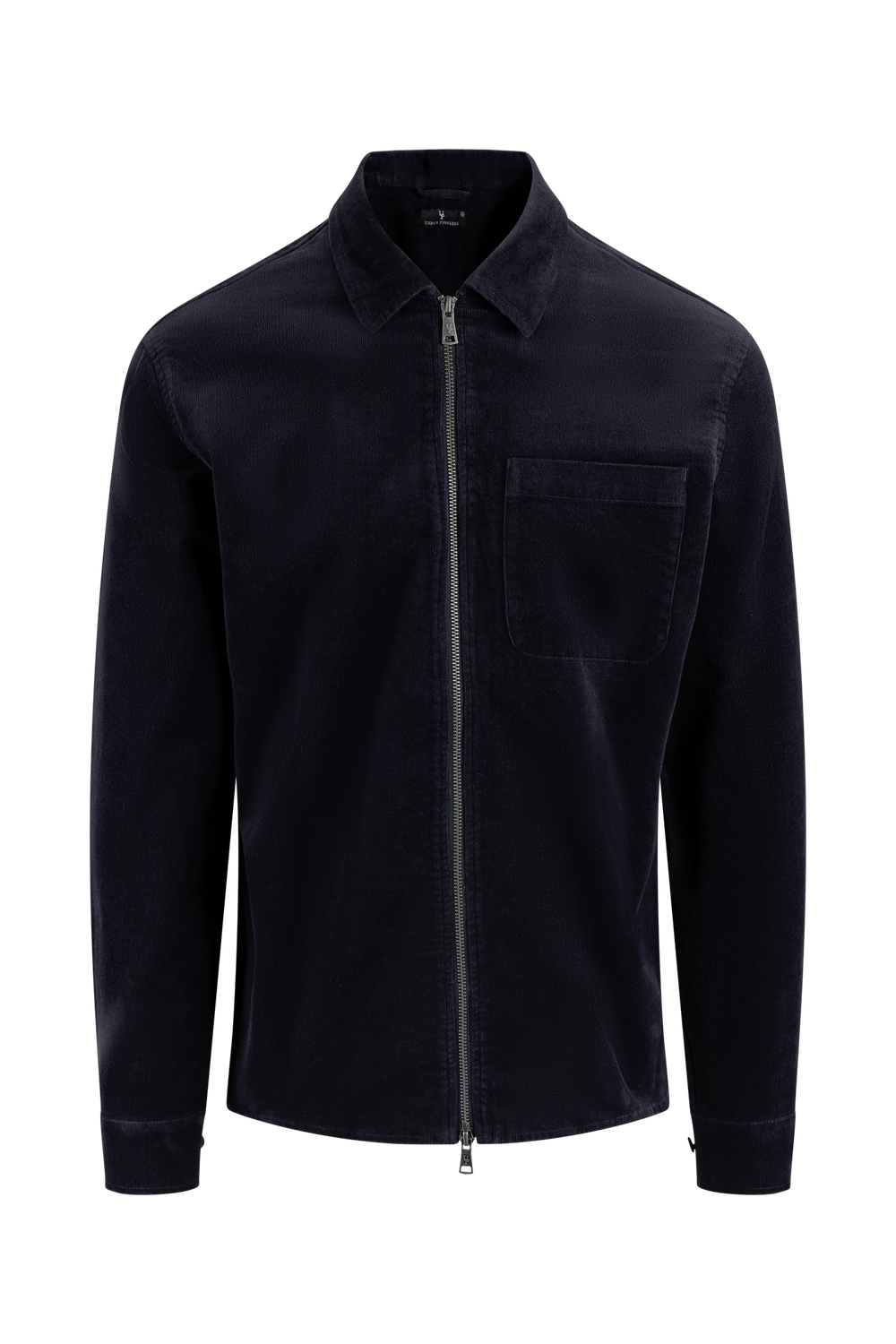 Urban Pioneers Male Nando Zip Shirt OVERSHIRT DARK NAVY