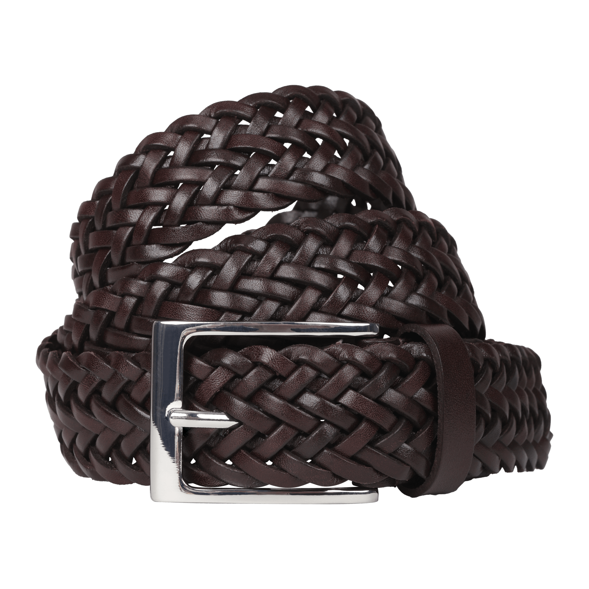 Urban Pioneers Male Napoli Leather Belt BELT DARK BROWN