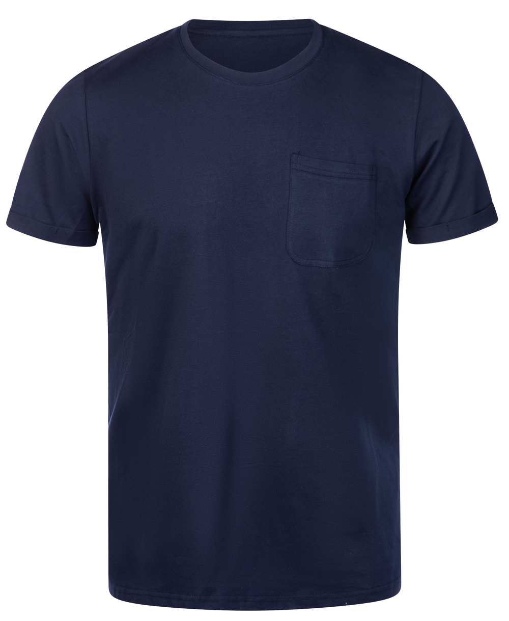 Urban Pioneers Male Niklas Basic Tee T-SHIRT MID BLUE