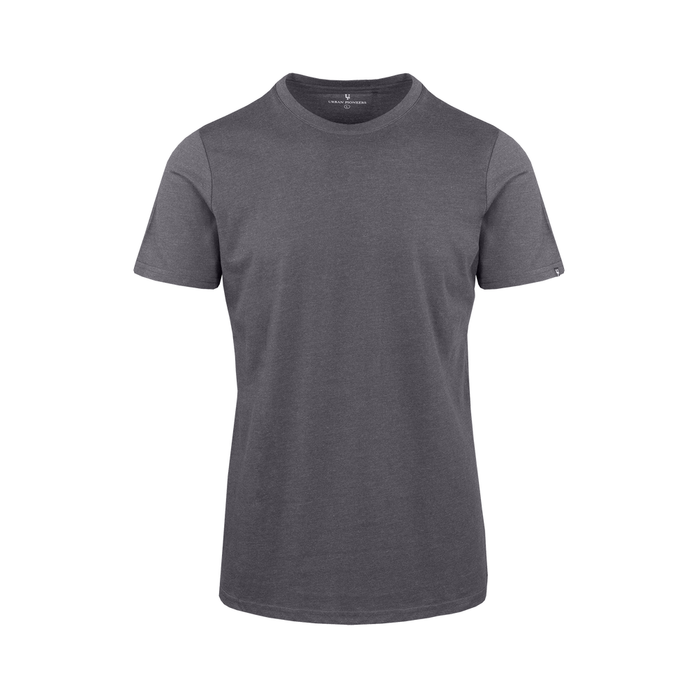 Urban Pioneers Male Niklas Basic Tee T-SHIRT CHARCOAL