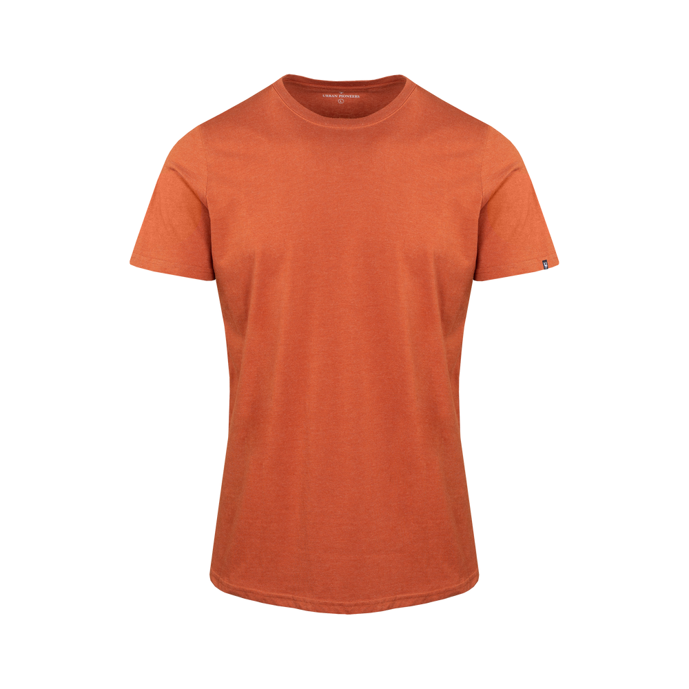 Urban Pioneers Male Niklas Basic Tee T-SHIRT GINGER BREAD