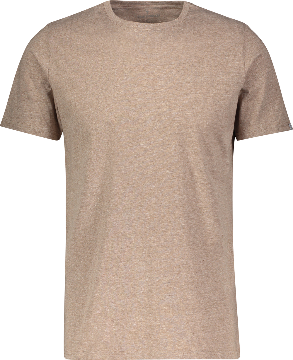 Urban Pioneers Male Niklas Basic Tee T-SHIRT LIGHT BROWN