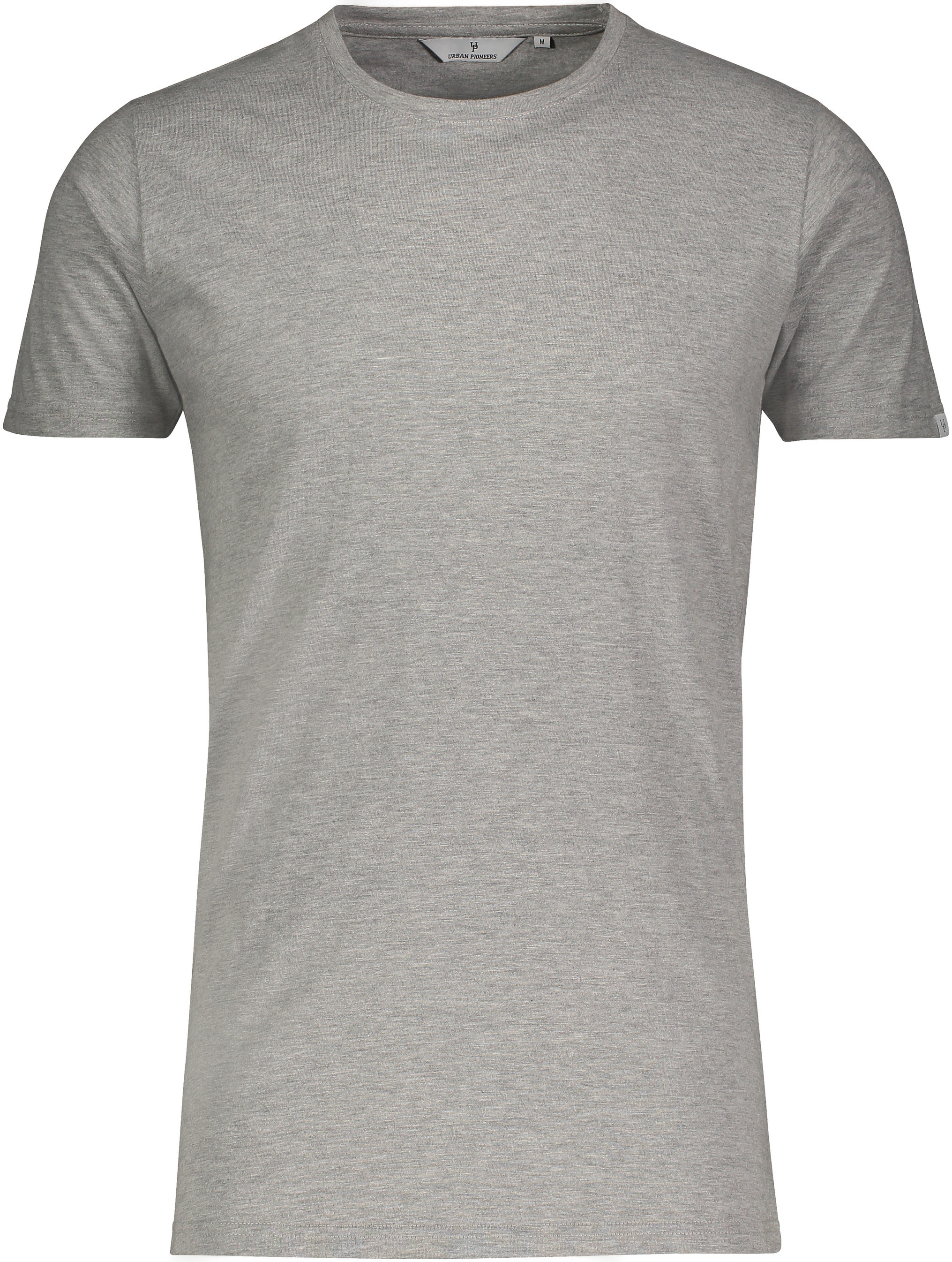 Urban Pioneers Male Niklas Basic Tee T-SHIRT LIGHT GREY MELANGE
