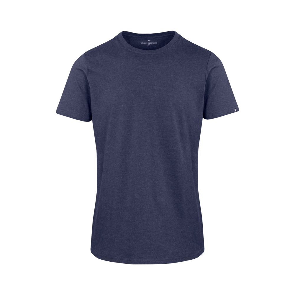 Urban Pioneers Male Niklas Basic Tee T-SHIRT SKY CAPTAIN MELANGE